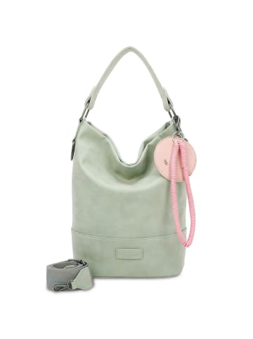 Fritzi aus Preußen Fritzi51N Olga Vintage Schultertasche 37 cm in lime