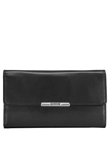 Esquire Helena Geldbörse Leder 18 cm in schwarz