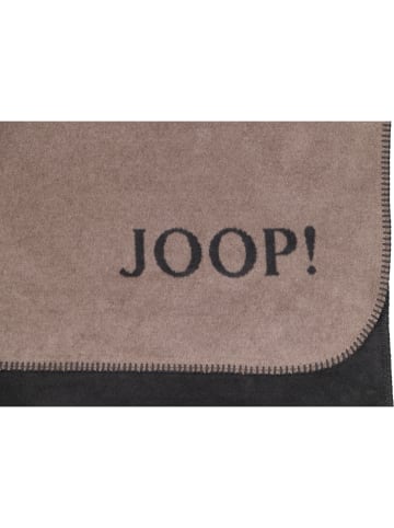 JOOP! JOOP! Wohndecken Uni-Doubleface taupe-anthrazit in taupe-anthrazit