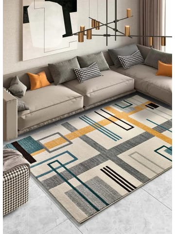 Atticgo Kurzflor-Teppich DEBBI in mehrfarbig