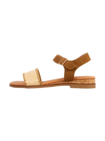 Divine Factory Alénoa-Ledersandalen Braun