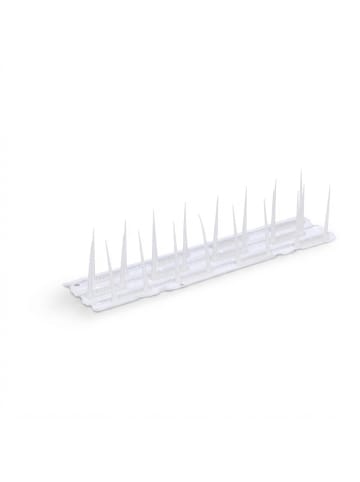 relaxdays 4 x Vogelabwehr-Spikes in Weiß/ Transparent