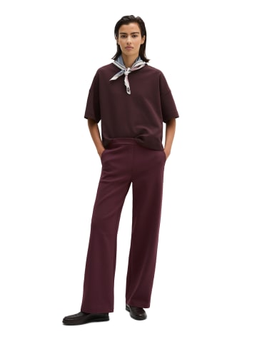 Marc O'Polo Jerseyhose regular in Black Cherry
