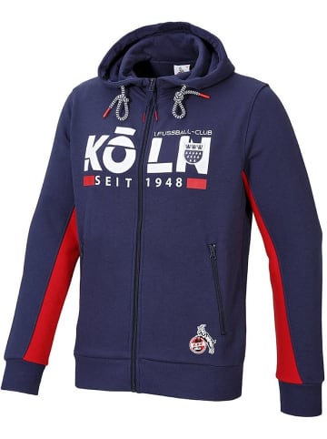 Fußballverein 1. FC Köln Sweatjacke "Sweatjacke Alte Kölnstraße" in Blau