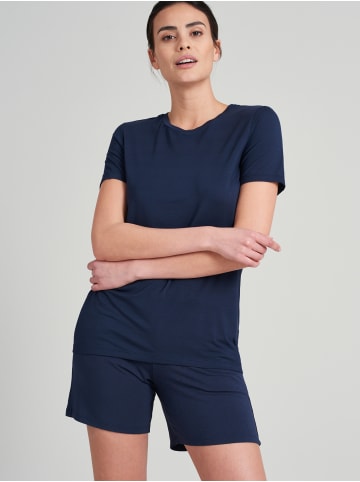 Schiesser T-Shirt Mix+Relax in Blau