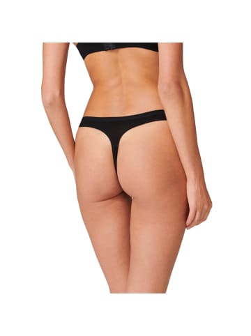 Schiesser String 4er Pack in Schwarz