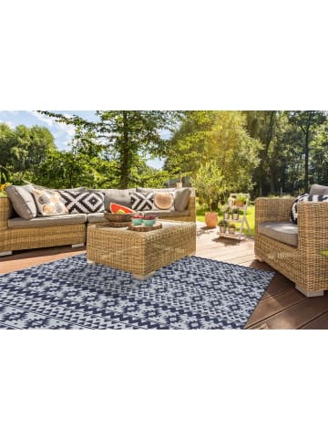 Teppich Boss Flachgewebe Teppich Severin 210 - Blau