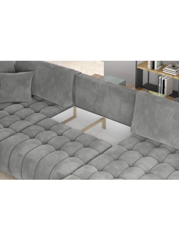 MF Design Monton Recamiere Links in Grau -  (L) 180 x (B) 340 x (H) 93 cm