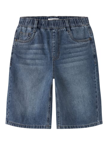 name it Bermuda Shorts Nkmben Skater Denim in medium blue denim