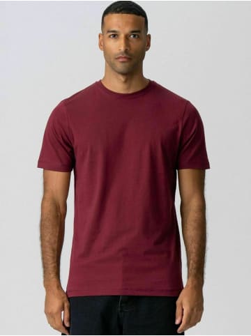 TeeShoppen T-Shirt Organic Basic in Burgundy