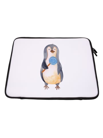 Mr. & Mrs. Panda Notebook Tasche Pinguin Lolli ohne Spruch in Weiß