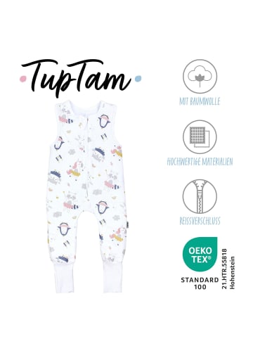 TupTam Baby Ganzjahresschlafsack mit Beinen 2,5 Tog in weiß Modell 5