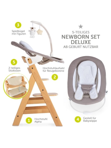 Hauck Alpha Plus Natur Newborn Set Deluxe - 4-tlg. in beige