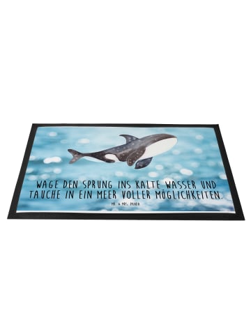 Mr. & Mrs. Panda Schmutzfangmatte Orca mit Spruch in OZeichenanblue