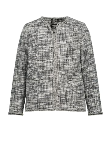 Ulla Popken Kurzjacke in grau melange