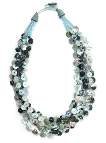 collezione alessandro Kurze Kette " Kasandra " in blau