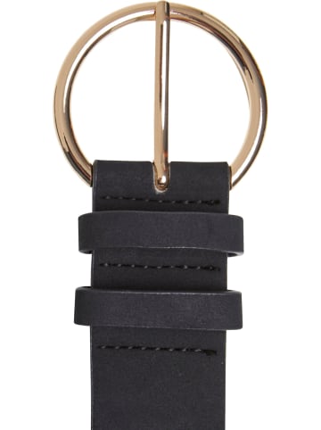 Urban Classics Urban Classics Unisex Basic Suede PU Belt in black