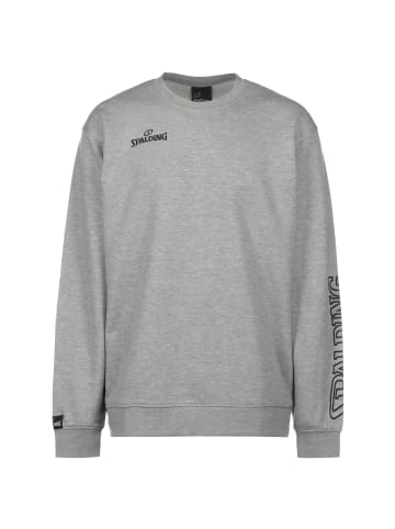 Spalding Sweatshirt Team II in grau / schwarz