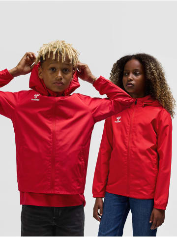 Hummel Reißverschluss Jacke Hmlessential Kinder in TRUE RED