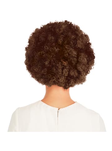 tectake Wundervolle Afro-Perücke, braun