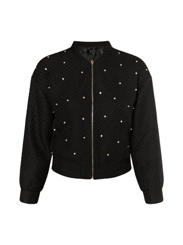 faina Boucé Jacke Mit Strass-Steinen in Schwarz