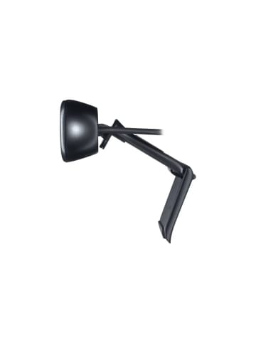 Logitech HD-Webcam 1280 x 720 Pixel mit Standfuß und Klemm-Halterung in Schwarz