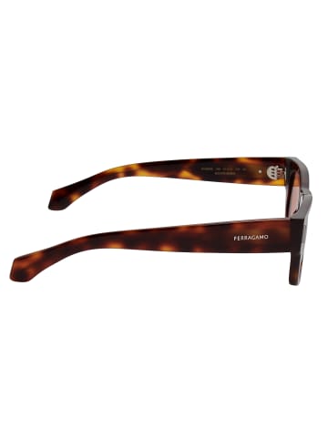 Salvatore Ferragamo Sonnenbrille in Brown
