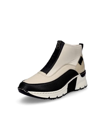 rieker Slip-on-Sneaker in beige schwarz