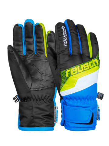 Reusch Fingerhandschuh Dario R-TEX XT Junior in black / brilliant blue