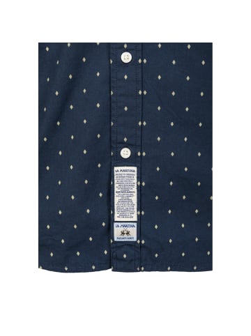 La Martina Langarmhemd MBC016 in dunkelblau