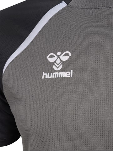 Hummel Sportshirt "Hmllead 2.0 Jersey S/S" in Grau
