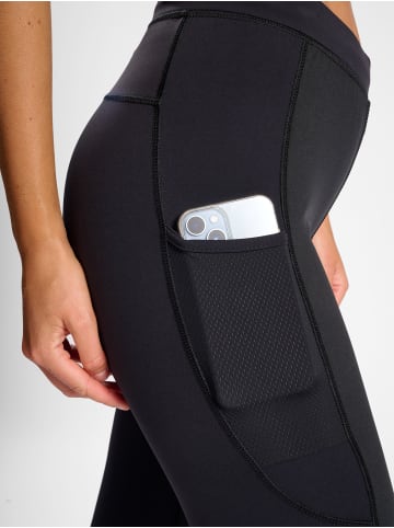 Newline Verstellbare Taille Leggings Reflektierend Logo Women's Core Damen in BLACK