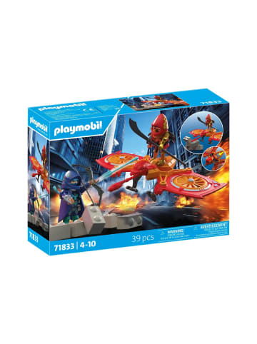 Playmobil Spielfiguren Set Helden-Drohne gegen bösen Ninja, 4-10 Jahre