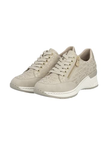 rieker Niedrige Sneaker mit Schnürung Beige
