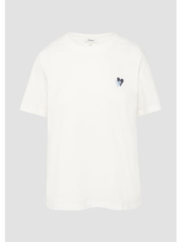 s.Oliver T-Shirt in 02D0_ecru