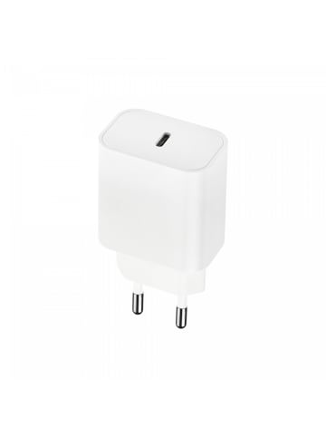 maXlife 20W PD Quick Charge Schnell-Ladegerät 1x USB-C (Typ-C) weiß in Weiß