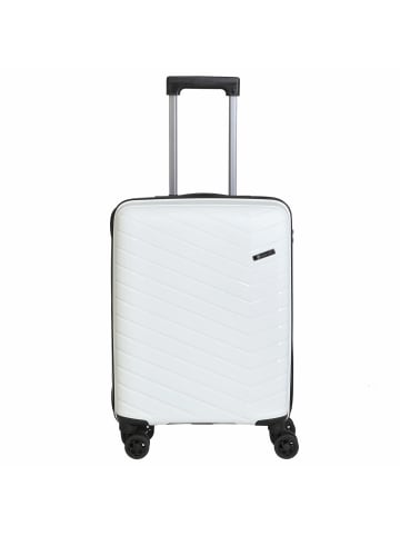 Check.In Orlando - 4-Rollen-Kabinentrolley 55 cm (gelb) in weiß