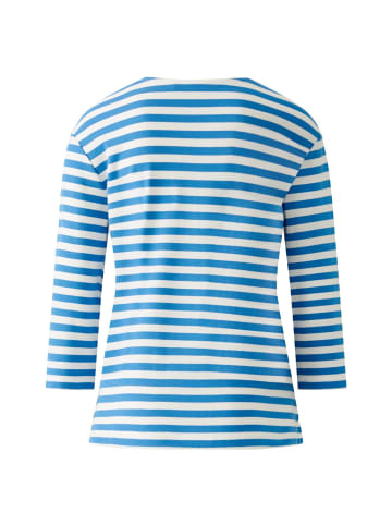 Oui T-Shirt SUNALA in offwhite blue