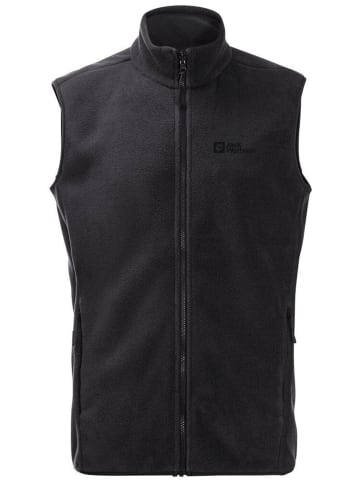 Jack Wolfskin Funktions-Fleeceweste WALDSTEIG FZ VEST M in Schwarz