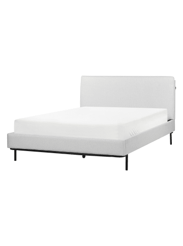 Beliani 2-tlg Doppelbett CORIO in Grau/Schwarz