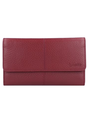 Esquire Verona Geldbörse RFID Leder 18 cm in rot