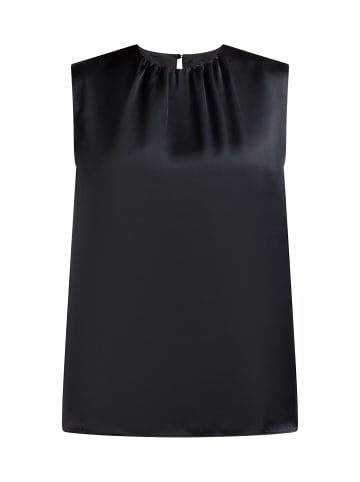 DreiMaster Damen Kurzarmbluse in Schwarz