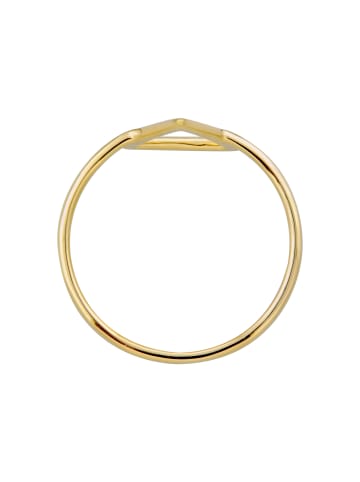 Elli Ring 375 Gelbgold Dreieck, Geo in Gold