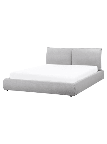 Beliani Doppelbett VINAY in Grau - (W) 176 x (H) 90 x (L) 233 cm