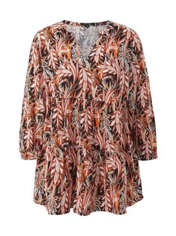 comma Langarmbluse in Schwarz