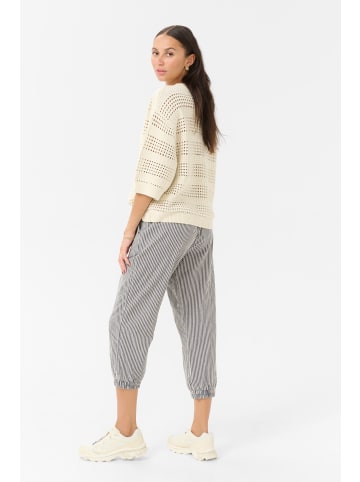 Kaffe Pants Suiting KAnaya Relaxed fit in Midnight/White Stripe
