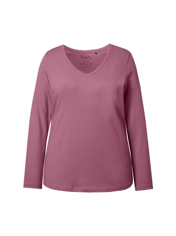 Ulla Popken Shirt in dunkle rose