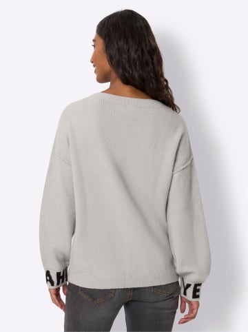 Heine Pullover in hellgrau-meliert