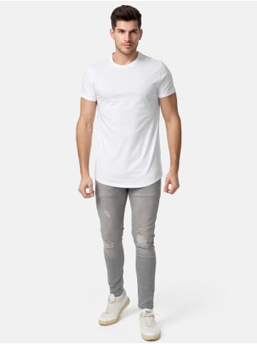 Tazzio T-Shirt Rundhals "E105" - Regular Fit- in Weiß