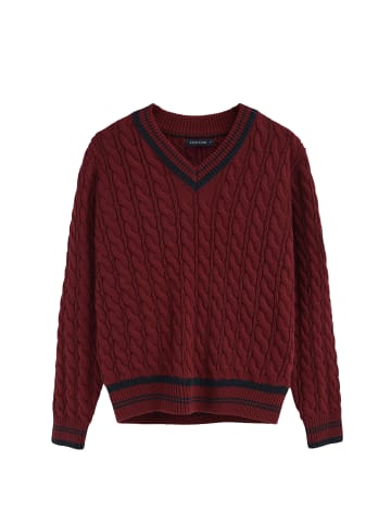 Polo Club Pullover in Granat